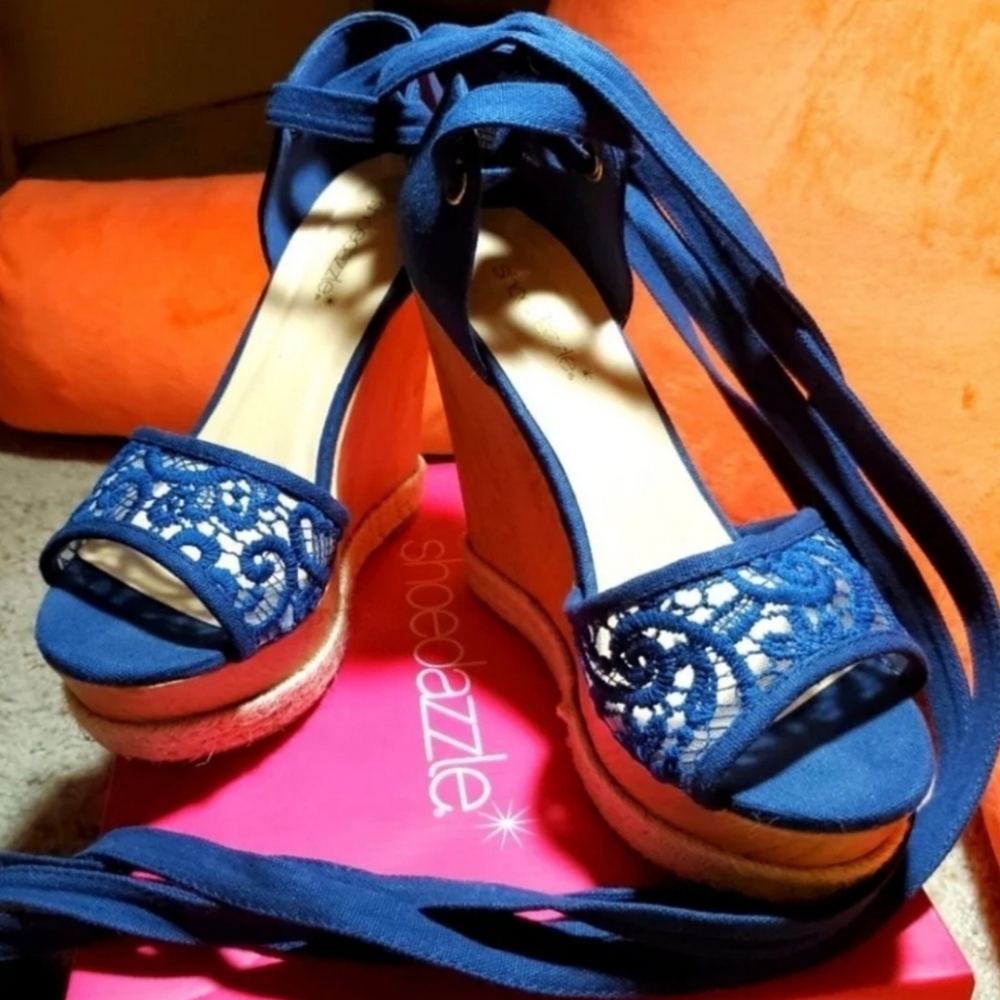 Platform Wedges With Ankle Straps